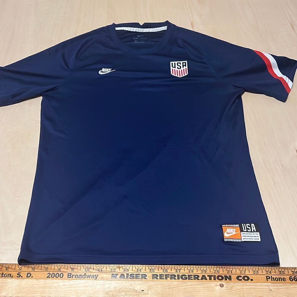 Vintage Y2K Nike Dri-FIT Exclusive‎ USA Soccer Jersey